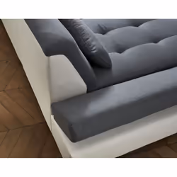 Best Mobilier Vermont Canapé d'angle 7 siège(s) Bleu - Vue supplémentaire 5