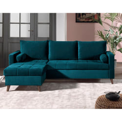 Best Mobilier Polar Canapé d'angle 4 siège(s) Beige