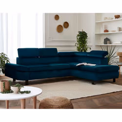 Best Mobilier Nairobi, Beige, Velours, Métal, 2490 mm, 1900 mm, 890 mm