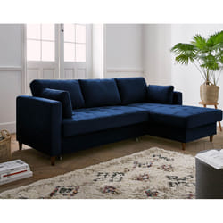 Best Mobilier Anna Canapé d'angle 4 siège(s) Gris