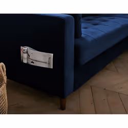 Best Mobilier Anna Canapé d'angle 4 siège(s) Gris - Vue supplémentaire 5