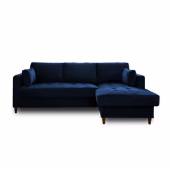 Best Mobilier Anna Canapé d'angle 4 siège(s) Gris - Vue supplémentaire 6