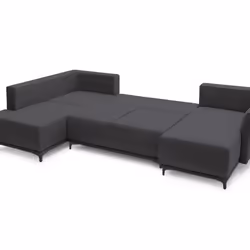 Best Mobilier Anna Canapé d'angle 4 siège(s) Bleu