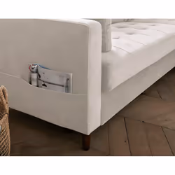 Best Mobilier Anna Canapé d'angle 4 siège(s) Bleu - Vue supplémentaire 5