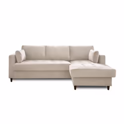 Best Mobilier Anna Canapé d'angle 4 siège(s) Bleu - Vue supplémentaire 6