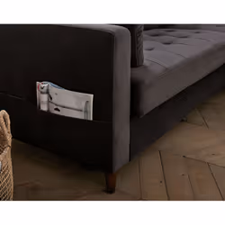 Best Mobilier Anna Canapé d'angle 4 siège(s) Jaune - Vue supplémentaire 5