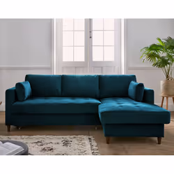 Best Mobilier Anna Canapé d'angle 4 siège(s) Beige