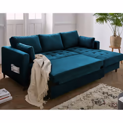 Best Mobilier Anna Canapé d'angle 4 siège(s) Beige