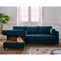 Best Mobilier Anna Canapé d'angle 4 siège(s) Beige - Vue supplémentaire 4