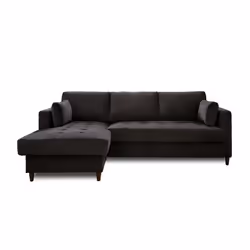 Best Mobilier Anna Canapé d'angle 4 siège(s) Jaune - Vue supplémentaire 6