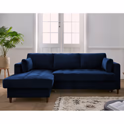 Best Mobilier Anna Canapé d'angle 4 siège(s) Gris