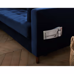 Best Mobilier Anna Canapé d'angle 4 siège(s) Gris - Vue supplémentaire 5
