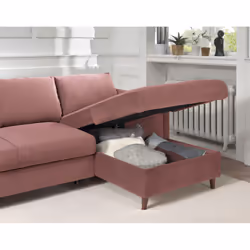 Best Mobilier Brooke Canapé d'angle 4 siège(s) Vert, Olive - Vue supplémentaire 4