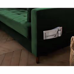 Best Mobilier Brooke Canapé d'angle 4 siège(s) Bleu - Vue supplémentaire 5