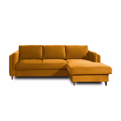 Best Mobilier Brooke Canapé d'angle 4 siège(s) Couleur rouille - Vue supplémentaire 7