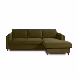 Best Mobilier Brooke Canapé d'angle 4 siège(s) Vert - Vue supplémentaire 6