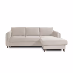 Best Mobilier Brooke Canapé d'angle 4 siège(s) Bleu - Vue supplémentaire 6