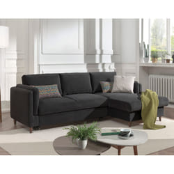 Best Mobilier Brooke Canapé d'angle 4 siège(s) Jaune