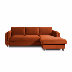 Best Mobilier Brooke Canapé d'angle 4 siège(s) Rose - Vue supplémentaire 7