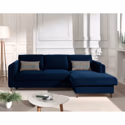 Best Mobilier Brooke Canapé d'angle 4 siège(s) Gris