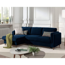 Best Mobilier Brooke Canapé d'angle 4 siège(s) Gris