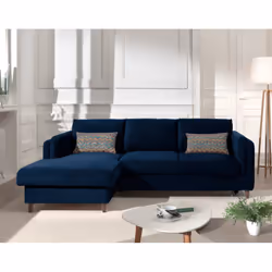 Best Mobilier Brooke Canapé d'angle 4 siège(s) Gris