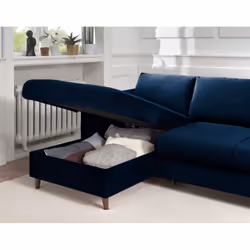 Best Mobilier Brooke Canapé d'angle 4 siège(s) Gris - Vue supplémentaire 4