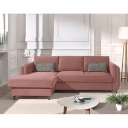 Best Mobilier Brooke Canapé d'angle 4 siège(s) Vert, Olive