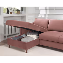 Best Mobilier Brooke Canapé d'angle 4 siège(s) Vert, Olive - Vue supplémentaire 4