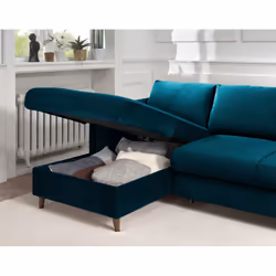Best Mobilier Brooke Canapé d'angle 4 siège(s) Beige - Vue supplémentaire 4