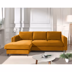 Best Mobilier Brooke Canapé d'angle 4 siège(s) Couleur rouille - Vue supplémentaire 6