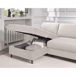 Best Mobilier Brooke Canapé d'angle 4 siège(s) Bleu - Vue supplémentaire 4
