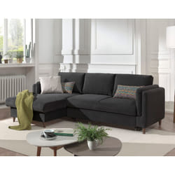 Best Mobilier Brooke Canapé d'angle 4 siège(s) Jaune