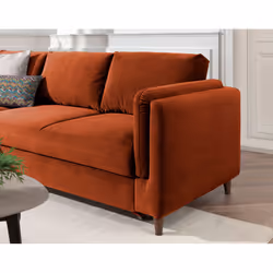 Best Mobilier Brooke Canapé d'angle 4 siège(s) Rose - Vue supplémentaire 5
