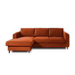 Best Mobilier Brooke Canapé d'angle 4 siège(s) Rose - Vue supplémentaire 7