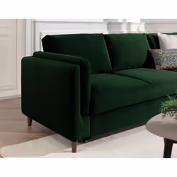 Best Mobilier Brooke Canapé d'angle 4 siège(s) Bleu - Vue supplémentaire 5