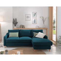 Best Mobilier Will Canapé d'angle 4 siège(s) Beige