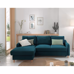 Best Mobilier Will Canapé d'angle 4 siège(s) Beige
