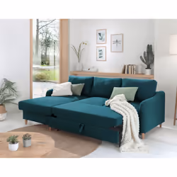 Best Mobilier Will Canapé d'angle 4 siège(s) Beige