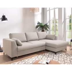 Best Mobilier Tala, Bleu, Tissu, Métal, 2380 mm, 1500 mm, 830 mm