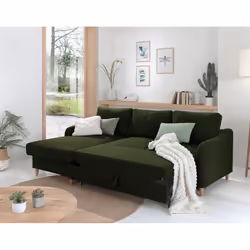 Best Mobilier Tala Canapé d'angle 4 siège(s) Beige