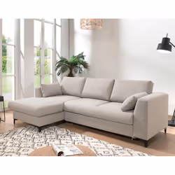 Best Mobilier Tala, Bleu, Tissu, Métal, 2380 mm, 1500 mm, 830 mm
