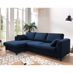 Best Mobilier Tala, Gris, Tissu, Métal, 2380 mm, 1500 mm, 830 mm