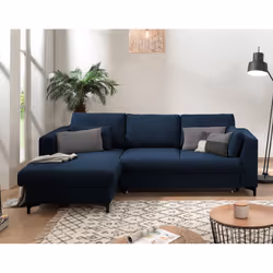 Best Mobilier Tala Canapé d'angle 4 siège(s) Gris
