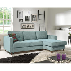 Best Mobilier Jake Canapé d'angle 4 siège(s) Gris