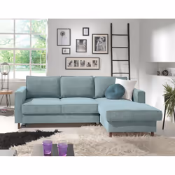 Best Mobilier Jake Canapé d'angle 4 siège(s) Gris