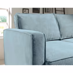 Best Mobilier Jake Canapé d'angle 4 siège(s) Gris - Vue supplémentaire 5