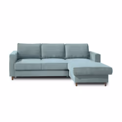 Best Mobilier Jake Canapé d'angle 4 siège(s) Gris - Vue supplémentaire 6