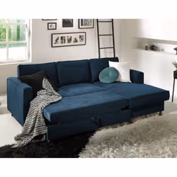 Best Mobilier Jake Canapé d'angle 4 siège(s) Beige