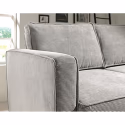 Best Mobilier Jake Canapé d'angle 4 siège(s) Gris - Vue supplémentaire 5